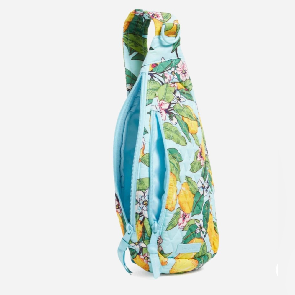 Vera Bradley Sling Backpack in Lemon Grove
